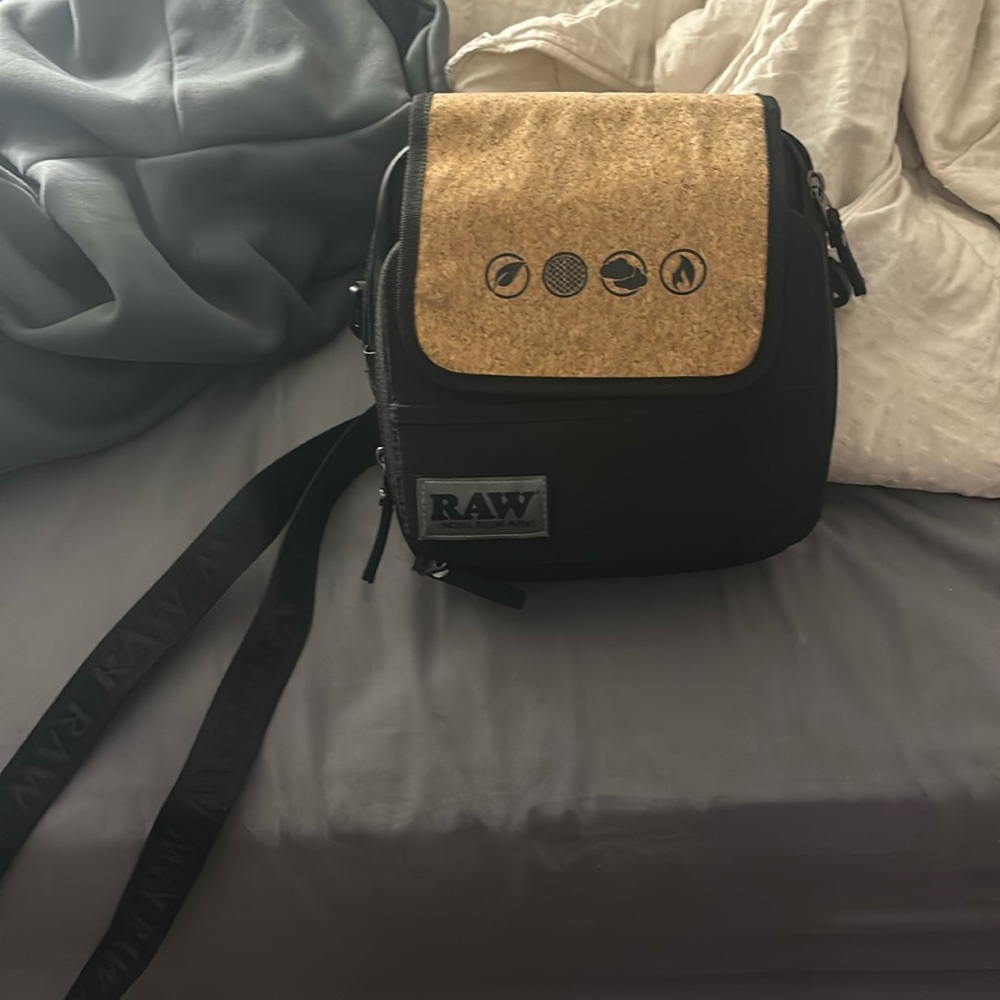 Raw strap over bag